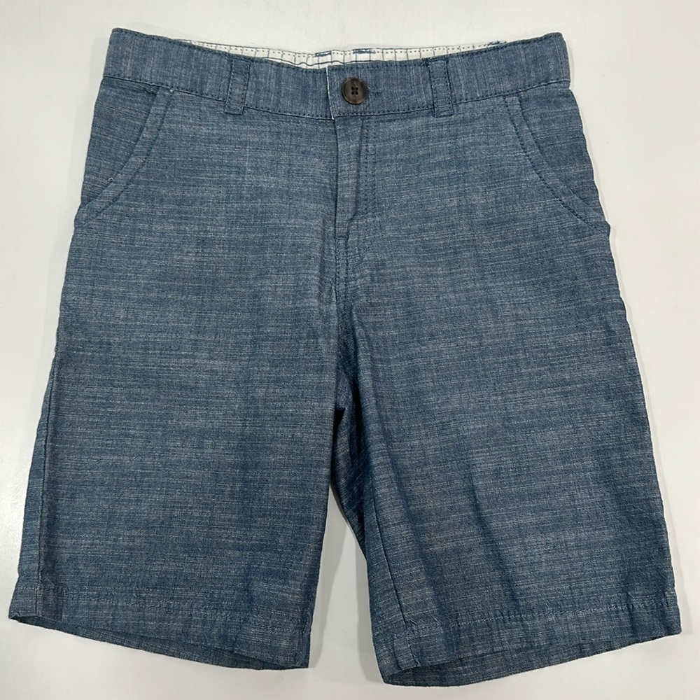 Cat & Jack shorts, new no tags attached, size 12, 100% cotton. Color gray-blue.